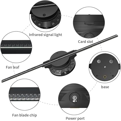 LumeSpin™ Hologram Fan